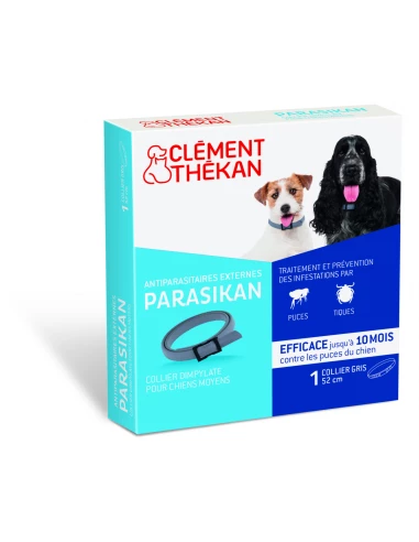 

Clément Thékan Parasikan - Collier antiparasitaire pour chat, chien et grand chien si traduce in italiano come Clément Thék