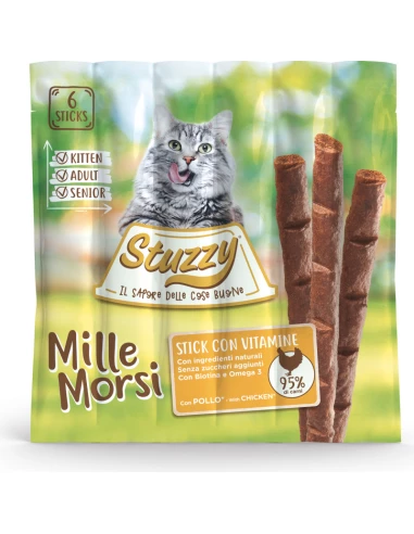 

STUZZY MILLE MORSI - Katzensnack aus Fleisch