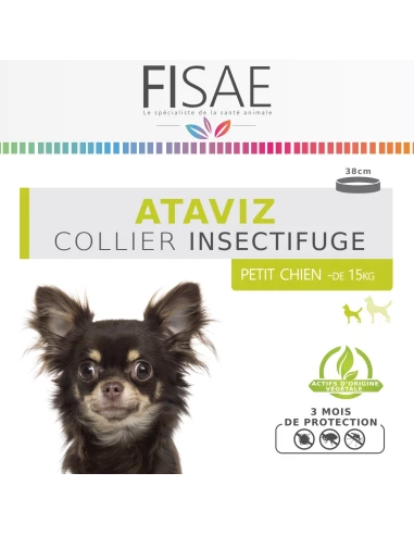 Collier Insectifuge Chien FISAE ATAVIZ