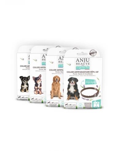

ANJU - Collar antiparasitario repelente para perros