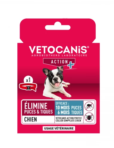 

VETOCANIS Halsband Anti-Parasitäre für kleine Hunde ACTION PLUS 10 Monate