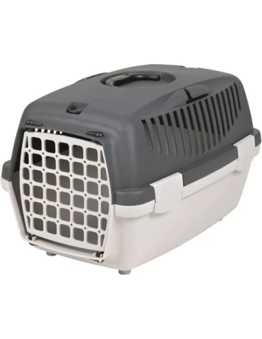 

TRIXIE Box de transport Capri 1 - XS : 32x31x48 cm - Grigio chiaro e grigio scuro - Per cane e gatto