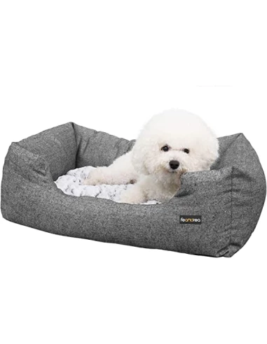Coussin para perro de doble cara cómodo y duradero - 60x50x22 cm