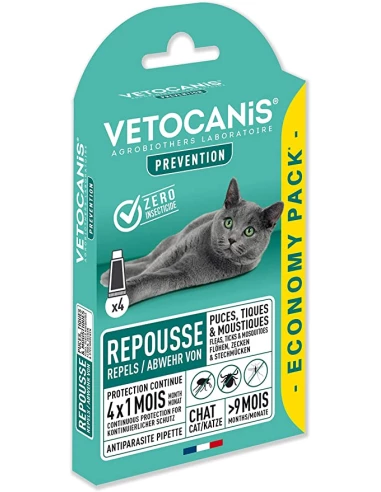 Vetocanis | Pipettes Anti-Puces Chat
