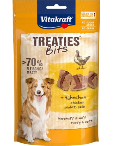 Vitakraft Treaties Bits - Friandise pour chien au Poulet - 1 120 g