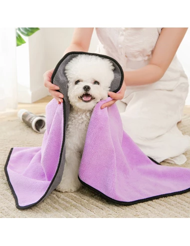Serviette ultra-absorbante pour chien