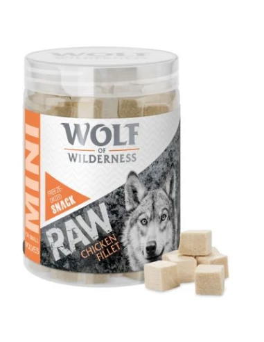 

Wolf of Wilderness Mini RAW Friandises lyophilisées für Hunde